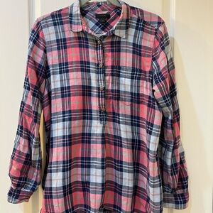 J. Crew Multicolor Plaid Shirt